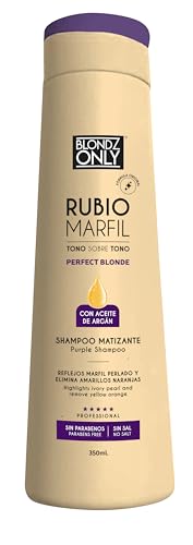 Blondz Only Blonde Pearl Purple Toning Shampoo with Argan Oil - 11.8 Fl Oz
