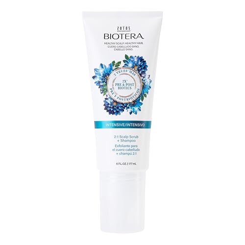 Biotera Intensive 2-in-1 Scalp Scrub and Shampoo for Oily Hair, 6 Fl Oz