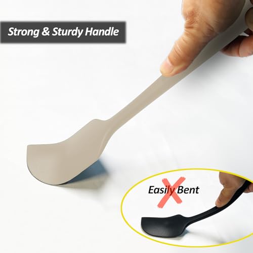 Vovoly Large Silicone Spatula Set - 600°F Heat Resistant, BPA Free