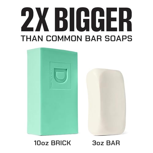 Duke Cannon Men's Extra Large Bar Soap Pack of 2 - Midway Citrus & Cedarwood, 10 oz - Natural, Made in USA