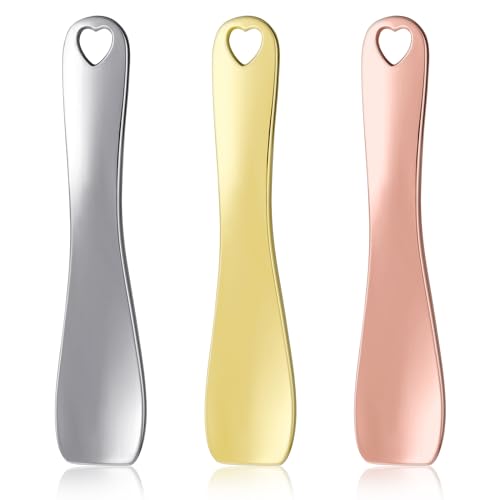 Mini Metal Cosmetic Lotion Spatula Pack for Face Mask & Cream Application
