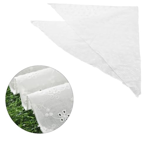 White Bandana Headband for Women - Adjustable Hair Scarf