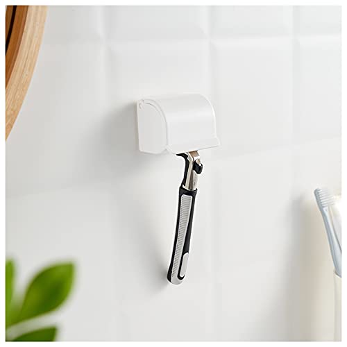 2 Pack Razor Holders with Cover - Bathroom Shaver Organizers, Fits Most Handles