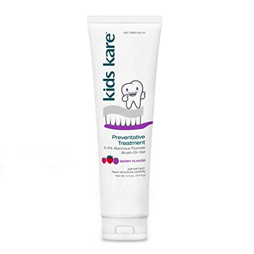 Kids Kare 0.4% Stannous Fluoride Brush-On Gel - Berry Flavor, 4.3 Oz