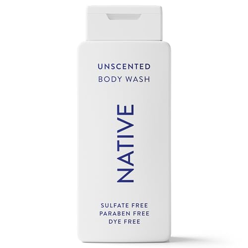 Native Unscented Body Wash for Men & Women - 18 oz, Vegan & Cruelty-Free