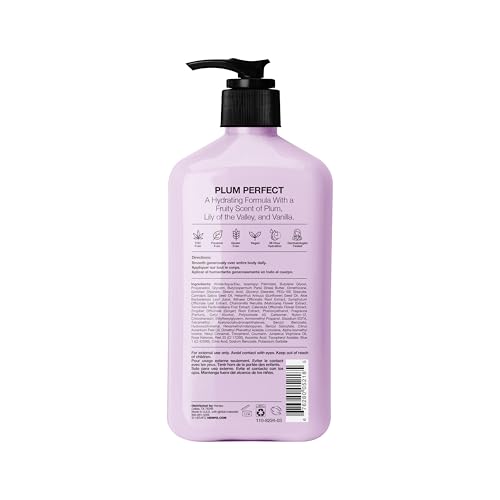 Hempz Vanilla Plum Hydrating Body & Hand Lotion 17 oz - Satsuma Plum & Lily of the Valley