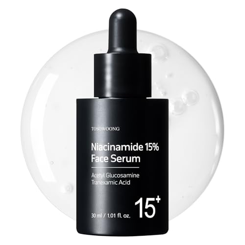 TOSOWOONG Niacinamide 15% Face Serum for Pore Minimizing & Dark Spots, 30ml