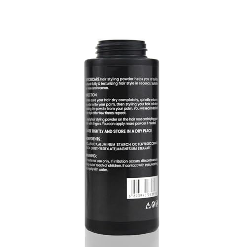 SOVONCARE Natural Hair Styling Powder for Men & Women, 2 Pack