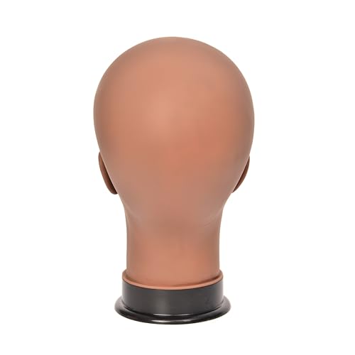 22-Inch Bald Female Mannequin Head for Wig Making, Styling, and Display