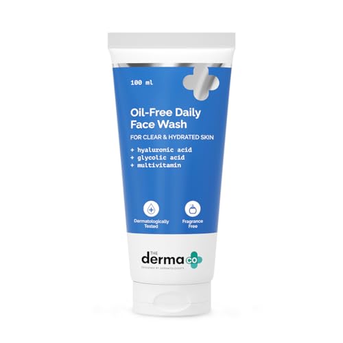 The Derma Co Oil-Free Daily Face Wash with Hyaluronic Acid 3.38oz