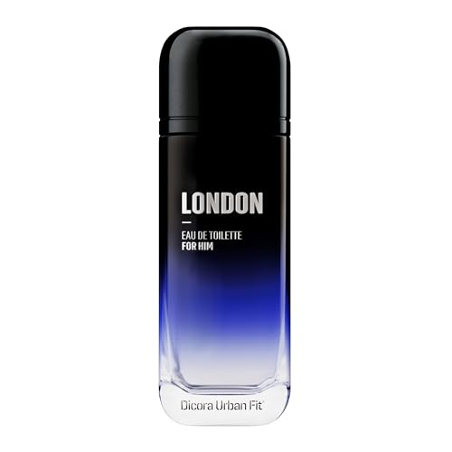 Dicora Urban Fit London Cologne for Men - EDT Spray with Grapefruit & Sea Notes - 5.07 oz, Variation: London