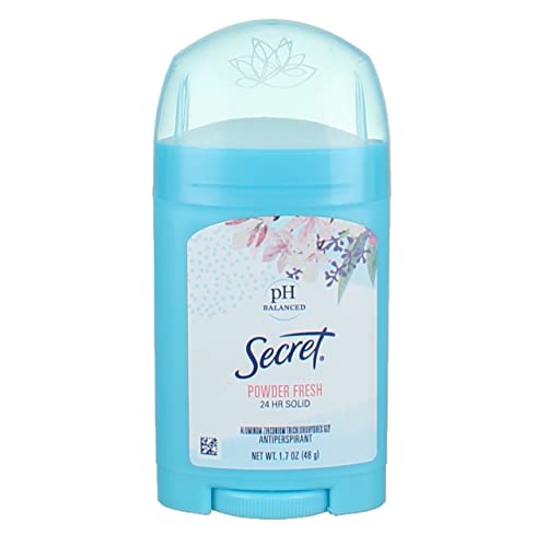 Secret Powder Fresh Solid Antiperspirant Deodorant Pack of 4 - Long-Lasting Freshness