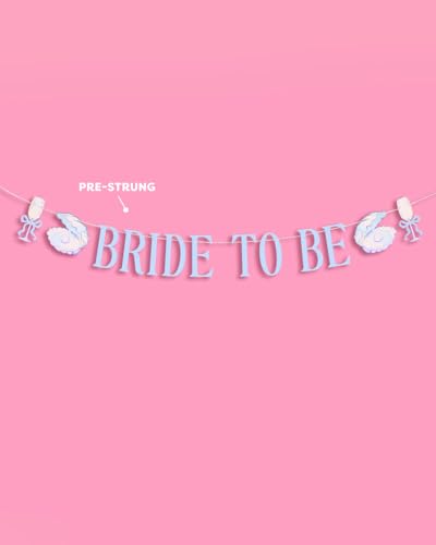 Bride To Be Seashell Banner | Beach Bachelorette Party Decor