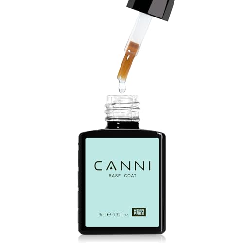 CANNI 9ML Gel Base Coat - UV LED Nail Polish, Strong Adhesion