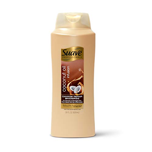 Suave Professionals Coconut Oil Infusion Damage Repair Shampoo, 28 oz