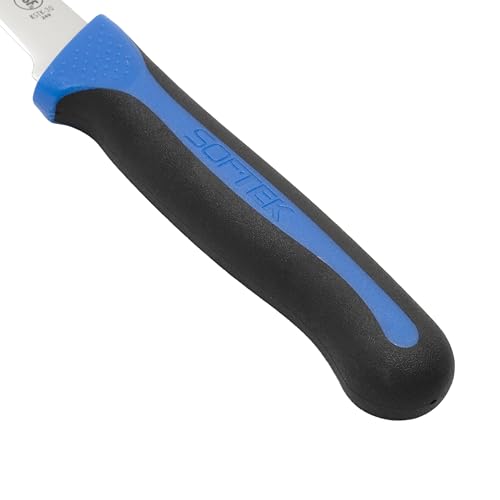 Winco SofTek 3.25" German Steel Paring Knife Set of 2 - Ergonomic Handle