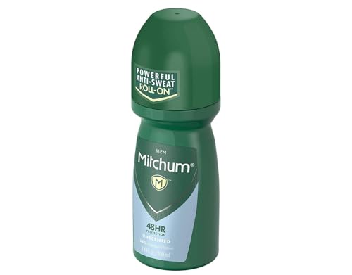 Mitchum Unscented Anti-Perspirant & Deodorant Roll-On 3.4 oz (Pack of 2)