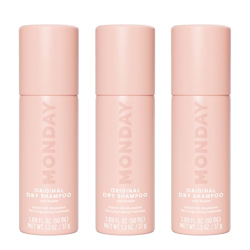 MONDAY HAIRCARE Original Dry Shampoo with Keratin - 3 Pack, 50ML