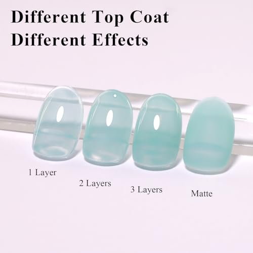 Imtiti Aqua Mint Jelly Gel Nail Polish 10ml - Sheer, Soak-Off UV/LED