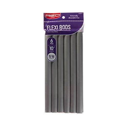 Red by Kiss Flexi Rods - Heatless Curlers for Bouncy Beach Waves