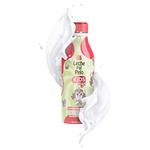 Leche Pal Pelo Kids Curl Control Styling Cream 14.9 oz - Moisturizing Hair Cream with Coconut Oil & Shea Butter