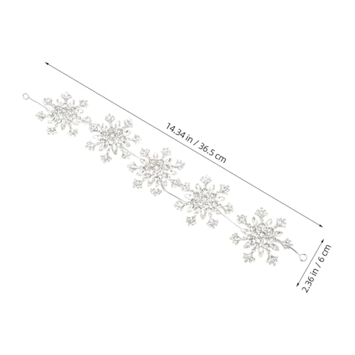 Rhinestone Headband for Bride Decorative Bridal Hair Accessory