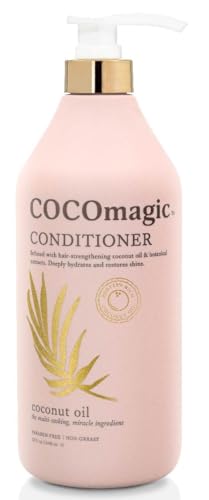 Cocomagic Coconut Oil & Botanical Hair Conditioner 32oz - Hydrating & Restorative, Paraben-Free for All Hair Types