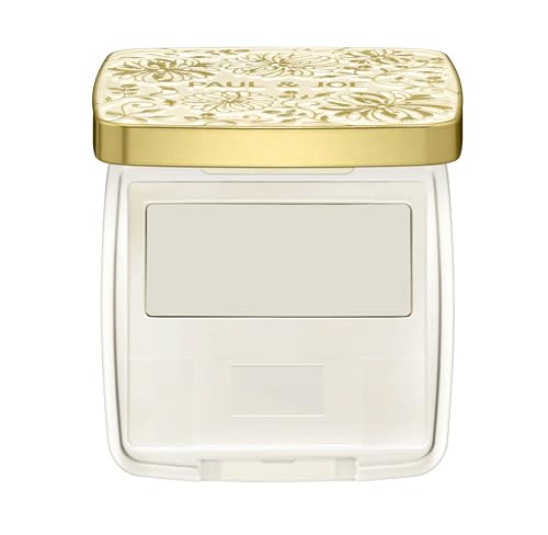 Paul & Joe Compact Makeup Case - White and Gold Design