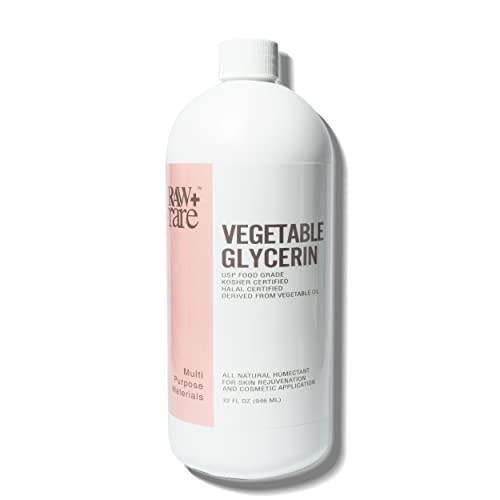Food Grade Vegetable Glycerin 32 oz - Raw Plus Rare (Pack of 1, 32 Fl Oz)