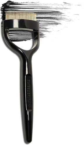 Tweezerman Curl 38 Lash Comb for Almond-Shaped Eyes with Gold Teeth
