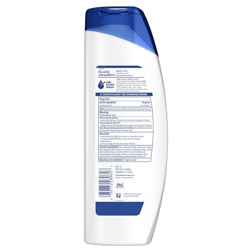 Head & Shoulders Glacier Mint Anti-Dandruff Shampoo 12.5oz - Cooling & Itch Relief