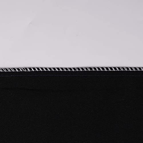 BEDSUM King Microfiber Pillowcases Set of 2 - 20x40, Black