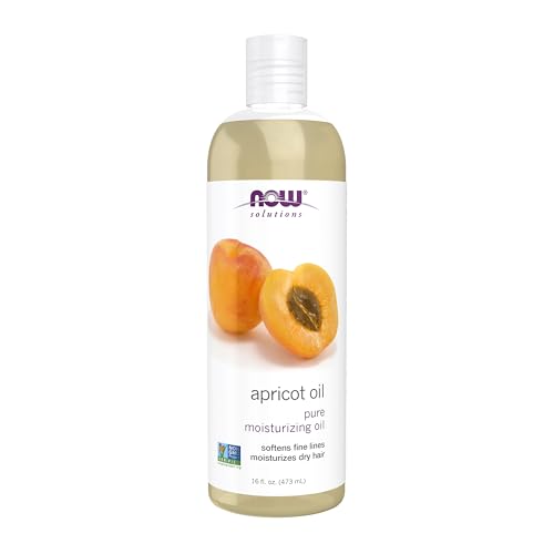 NOW Foods Apricot Kernel Oil - 100% Pure Hair & Skin Moisturizer, 16 oz