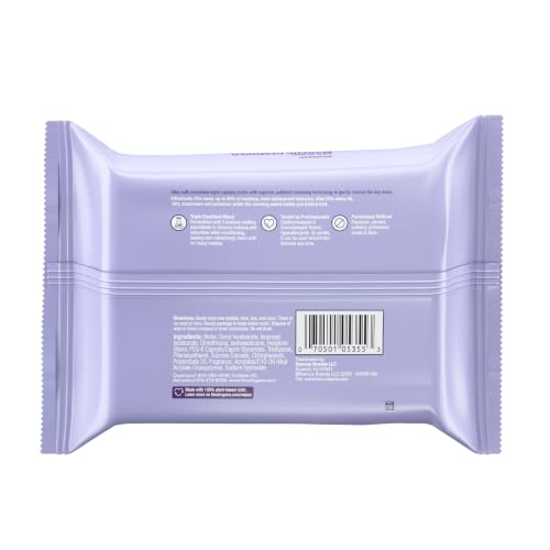 Neutrogena Night Calming Makeup Remover Wipes, 25 Count