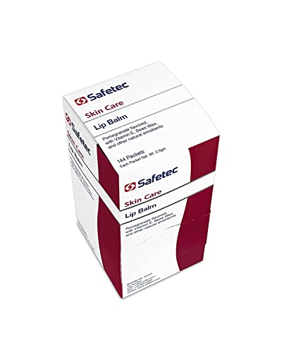 Safetec Pomegranate Lip Balm - 144 Count Moisturizing Therapy