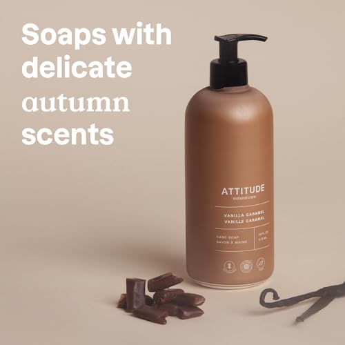ATTITUDE Liquid Hand Soap, EWG Verified, Plant and Mineral-Based,
