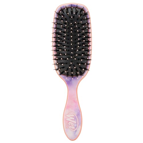 Wet Brush Shine Enhancer Paddle Hair Detangler Brush with Argan Oil