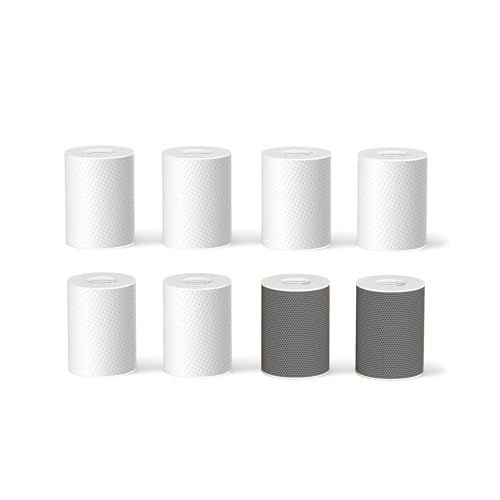 Frizzlife FF1080 Faucet Filter Replacement Cartridge Set - 8 Pack