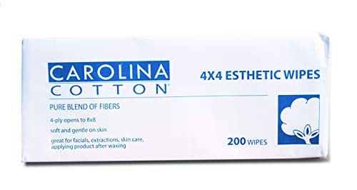 Carolina Cotton 4x4 Esthetic Wipes - 200 Count