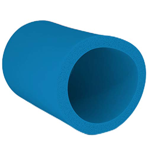 Old School Can Cooler 2-Pack - Thick Foam, Neon Blue