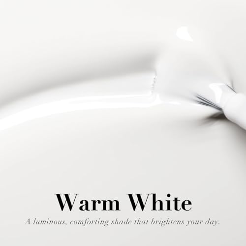 AZUREBEAUTY Warm White Nail Polish - Quick Dry, Long Lasting 18ml