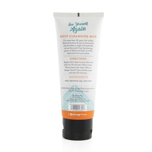 Bentonite Clay Facial Mask for Detox & Purifying Skin - 4 oz