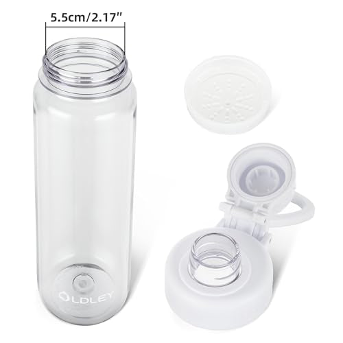 OLDLEY 32 oz Tritan Water Bottle with Carry Handle & Spout Lid