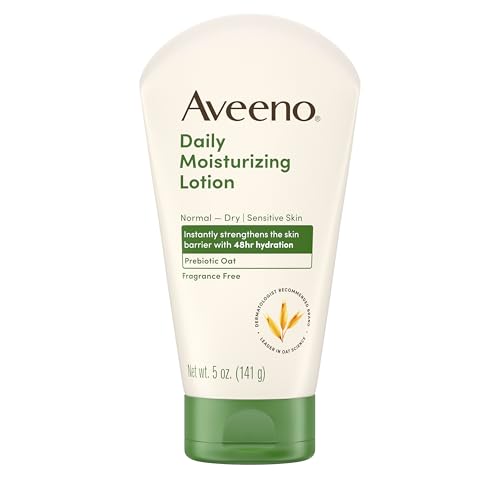 Aveeno Daily Moisturizing Body Lotion 5 oz - Fragrance-Free for Dry Sensitive Skin