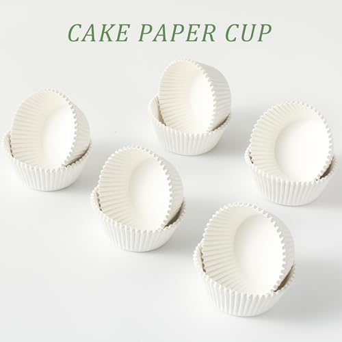 1000 Mini Unbleached Paper Cupcake Liners - 2 Inch Baking Cups