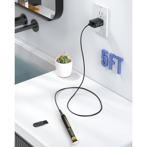 5V Fast Charger Fit for Philips Norelco Wet & Dry Electric Shaver & One Blade 360, Series 2000 2400 2600 3600 3900 5400 5000X 7200 i9000, 3000 5000 7000, Fit for Phillips OneBlade QP2724 Trimmer Razor