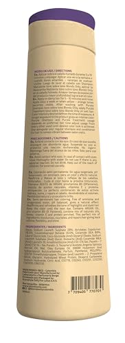 Blondz Only Blonde Pearl Purple Toning Shampoo with Argan Oil - 11.8 Fl Oz