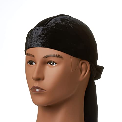 Red by Kiss Premium Bow Wow X Power Wave Crushed Velvet Durag - Black