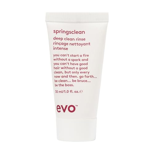 EVO Springsclean Sulfate-Free Clarifying Shampoo for Wavy, Curly & Coily Hair 1.01 Fl Oz