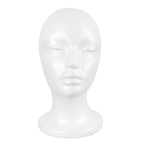 MapofBeauty Foam Wig Stand for Wigs & Hats - 20.5 Inch Head